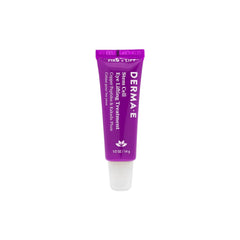 Derma E Stem Cell Lifting Eye Treatment tube closeup highlighting hydrating, revitalizing eye care.