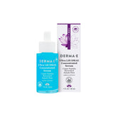 Derma E Ultra Lift DMAE Serum bottle closeup highlights firming action for daily care