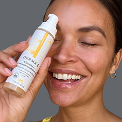 Derma E Vitamin C Serum texture and smooth application for even-toned skin