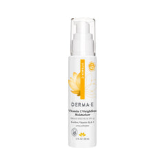 Derma E Vitamin C Weightless Moisturizer SPF 45 bottle provides lightweight hydration with mineral sun protection.