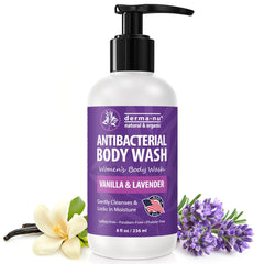 Derma-Nu Tea Tree Body Wash bottle delivers a refreshing daily cleanse for refreshed skin.