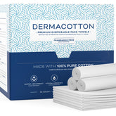 Dermacotton X-Large face towels pack front view for a clean daily skincare ritual.