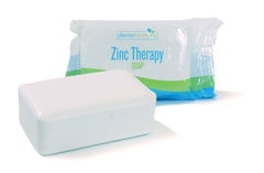 DermaHarmony Pyrithione Zinc Therapy Bar on-skin offers soothing cleansing for irritated areas