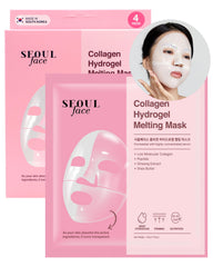 DERMAL Collagen Hydrogel Mask packaging highlights sustainable, eco-friendly design for skincare.