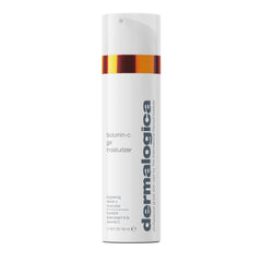 Dermalogica Biolumin-C Gel Moisturizer bottle close-up for radiant glow potential.