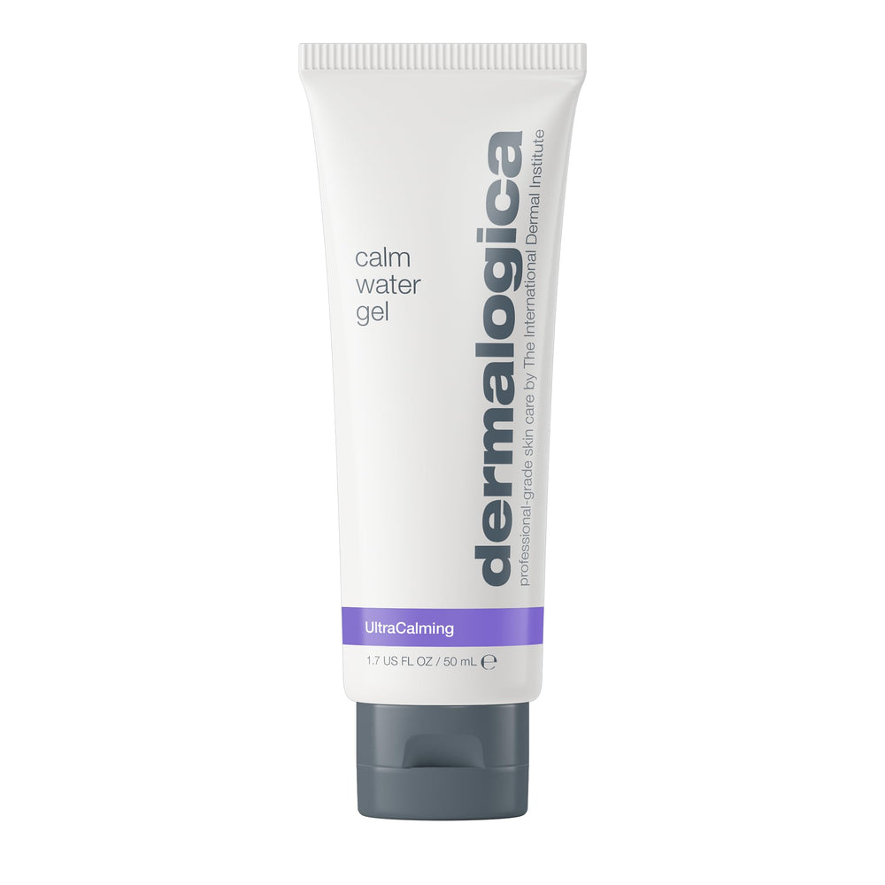 Dermalogica Calm Water Gel bottle showcasing lightweight hydration for sensitive skin.