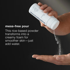 Dermalogica Daily Microfoliant face massage shows smooth skin after use