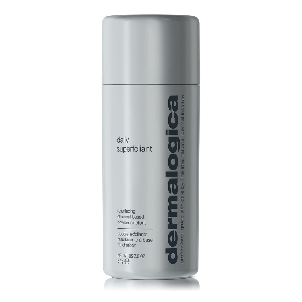 Dermalogica Daily Superfoliant powder in jar for pore detox.