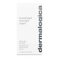 Dermalogica PowerBright Overnight Cream texture closeup highlights creamy, nourishing formula.