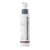 Dermalogica Skin Resurfacing Cleanser bottle shows dual action cleansing for smoother aging skin.