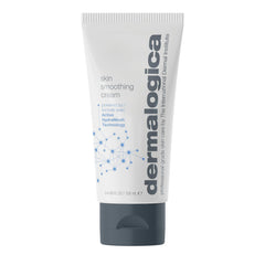 Dermalogica Skin Smoothing Cream bottle showcases premium packaging for daily hydration.
