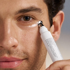 Dermalogica Stress Positive Eye Lift Mask cooling gel-cream reduces puffiness.