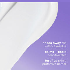 Dermalogica Ultracalming Cleanser texture close-up shows gel-cream feel for non-foaming use