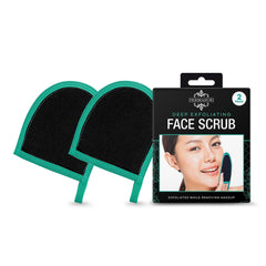 Dermasuri deep exfoliating face mitt-scrubber provides gentle exfoliation for smoother, brighter skin.