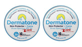 Dermatone Skin Protection Balm SPF 30 tin front shows portable sun protection and moisturization.