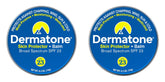 Dermatone Skin Protector Balm classic tin close-up showing lip and face protection