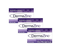 DermaZinc Therapy Soap bar with 2% zinc for soothing itchy skin and balance