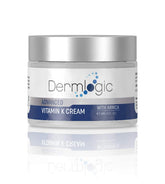 Dermlogic Vitamin K Cream bruise-application shows hydration and soothing support for bruises.