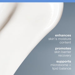 Dermalogica Intensive Moisture Balance application spread on skin for nourishing hydration.
