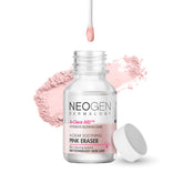 DERMALOGY by NEOGENLAB A-Clear pink eraser jar close-up for blemish spot relief.
