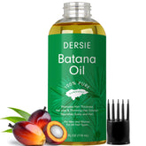 Dersie Batana Oil bottle shows pure organic formula for nourishing hair.