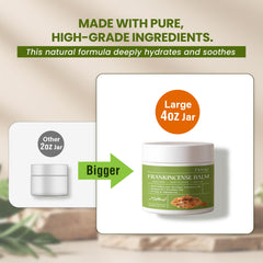 Dersie Frankincense Balm application on shoulder area for tense muscle relief
