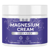 Dersie magnesium cream sleep-sensation close-up with lavender aroma supporting relaxation before bed