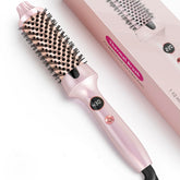 Desalo thermal hair brush blowout look in action delivering volume and shine
