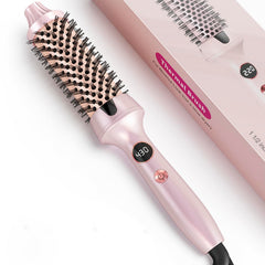 Desalo thermal hair brush blowout look in action delivering volume and shine