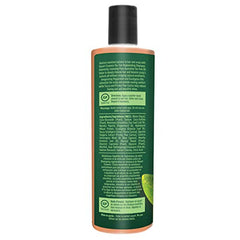 Desert Essence Tea Tree Oil Replenishing Shampoo bottle with peppermint promotes cooling cleanse