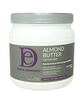 Design Essentials Almond Butter Express conditioner bottle delivering instant moisture for dry hair.