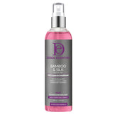 Design Essentials Bamboo & Silk HCO Leave-In Bottle demonstrates lightweight thermal protection