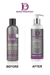Design Essentials Kukui and Coconut Leave-In daily-use bottle ready for between-wash refresh.