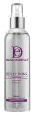 Design Essentials Reflections Liquid Shine bottle pour delivers weightless shine for luminous hair