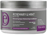 Design Essentials Rosemary & Mint Stimulating Conditioner bottle emphasizes scalp stimulation and hydration