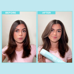 Design.Me QUICKIE.ME Dry Shampoo rice-starch-absorption for oil-control on dark hair.