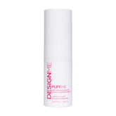 Design.Me PUFF.ME hair powder bottle spray demonstrates mess-free root lift