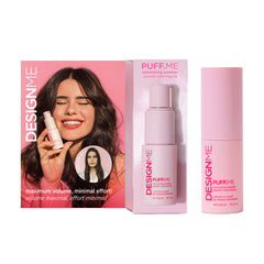 Design.Me Puff.ME root-lift delivers textured volume for coarse hair.