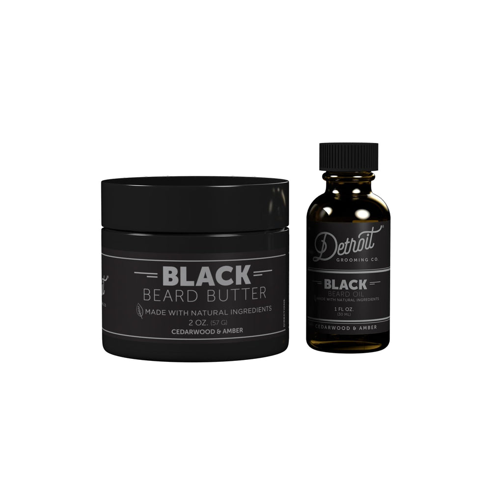 Detroit Grooming Co. beard oil bottle for quick hydration and soft beard.