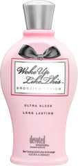 Devoted Creations WOKE UP LIKE THIS bronzing lotion bottle delivers rich color and a smooth application.