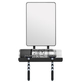 Deweisn fogless shower mirror with 360 rotation for precise shaving.