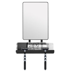 Deweisn fogless shower mirror with 360 rotation for precise shaving.