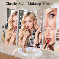 Deweisn 21-LED mirror touch-control brightness for easy dimming