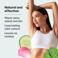 Cucumber scent Dew Well wipe provides a crisp, light aroma for a clean finish