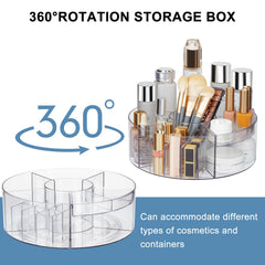 Dezzer multi-section tray demonstrates tidy storage for skincare and perfumes.