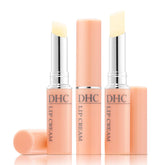 DHC Lip Cream 3-Pack front view shows travel-friendly packaging for on-the-go hydration