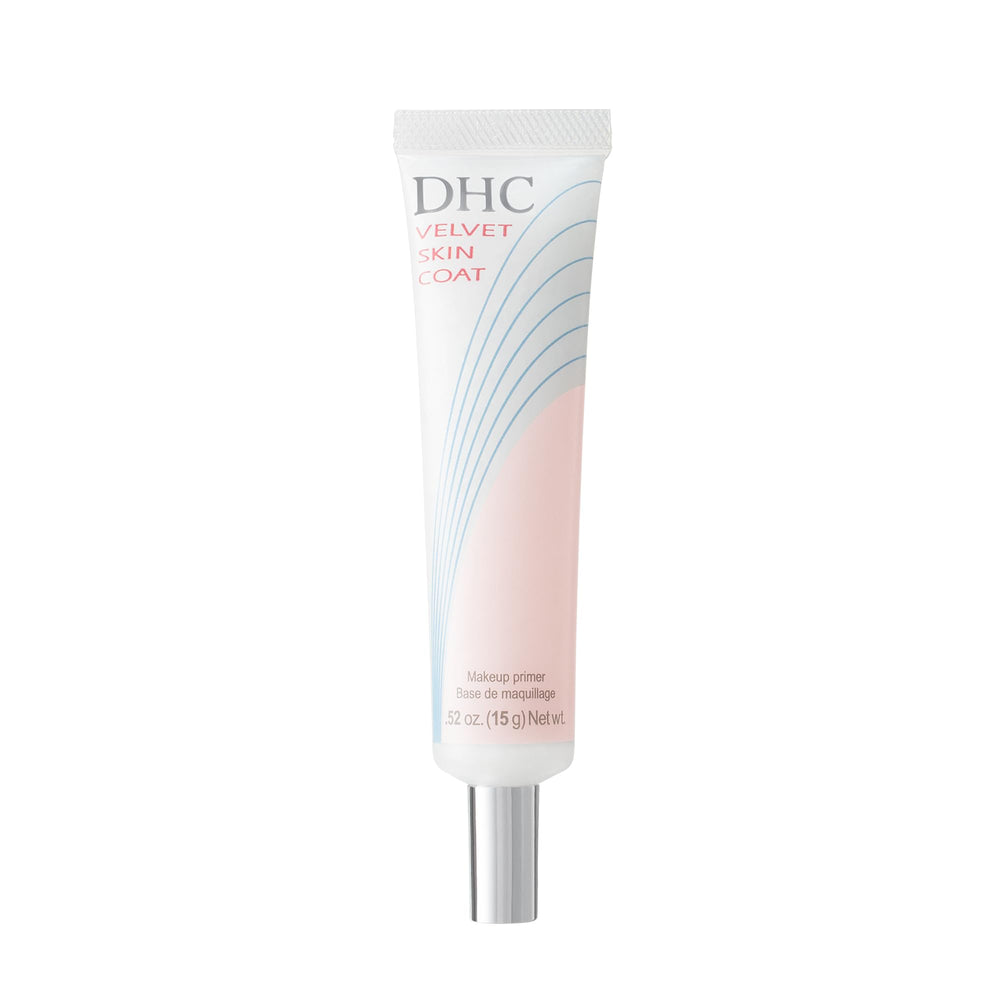 DHC Velvet Skin Coat bottle pour shows oil absorption for a matte finish