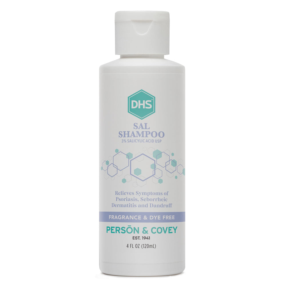 DHS SAL Shampoo bottle front view for medicated scalp relief.