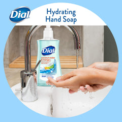Dial hands-after-wash demonstrates soft, hydrated skin from gentle formula.