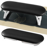 Diesisa Nail Arm Rest foldable PU leather provides plush manicure support.